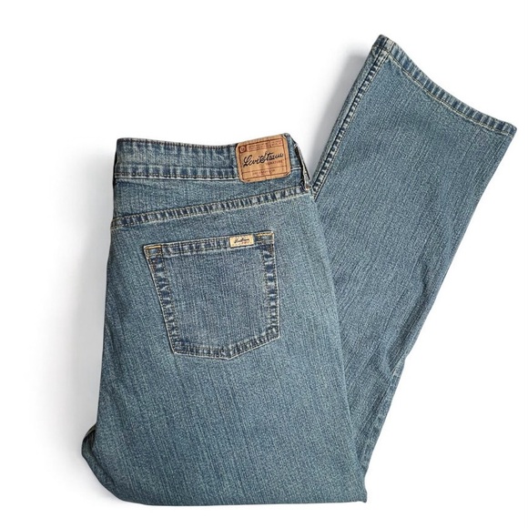 Levi's Denim - Levi Strauss Signature Low rise Bootcut Jeans Women Misses 14 Short (36x29) Blue